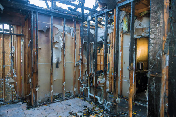 Professional Fire Damage Repair technician working in Upper Pohatcong, NJ